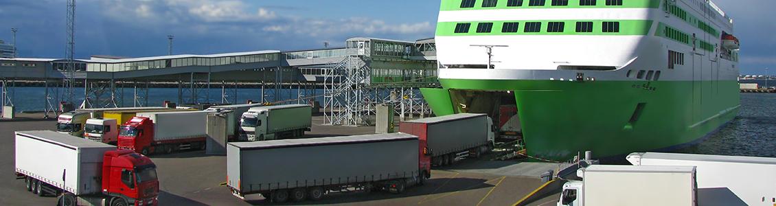 accompanied freight ferry